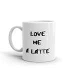 LATTE LOVE porcelain 11oz mug