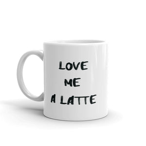 LATTE LOVE porcelain 11oz mug