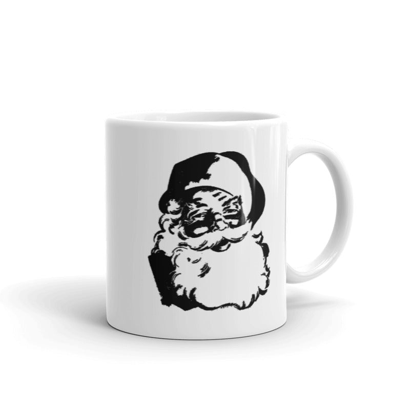BLACK SANTA porcelain 11oz mug