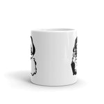 BLACK SANTA porcelain 11oz mug