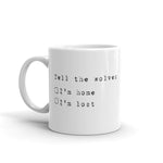 WOLVES porcelain 11oz mug