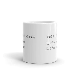WOLVES porcelain 11oz mug