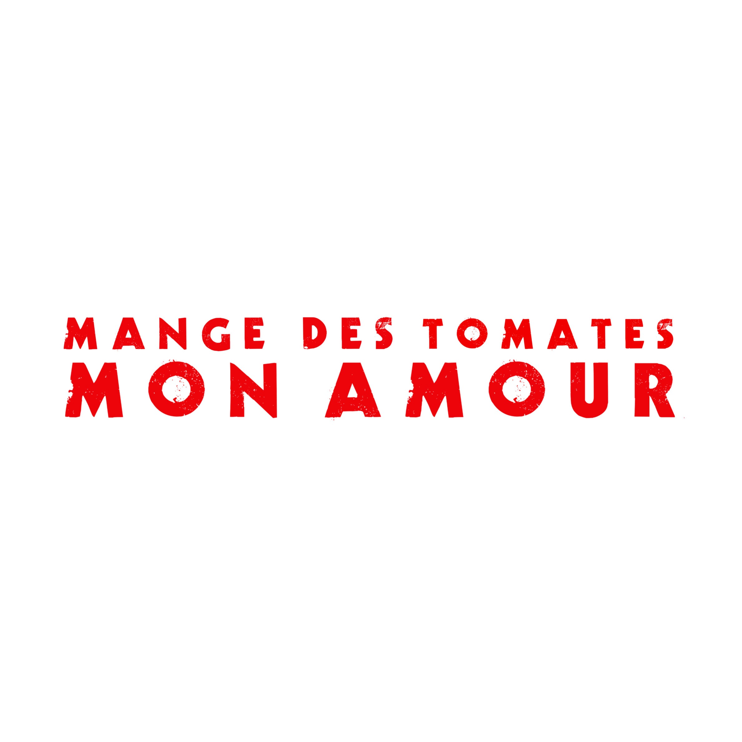 MANGE DES TOMATES unframed canvas print