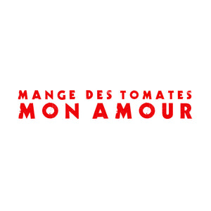 MANGE DES TOMATES unframed canvas print
